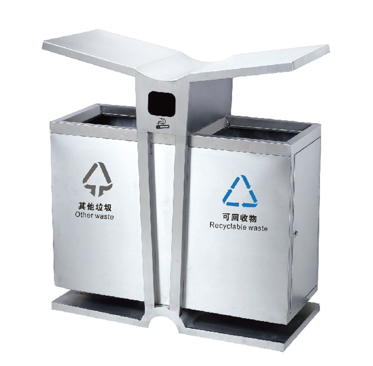 日照不銹鋼垃圾桶，濰坊分類(lèi)果皮箱
